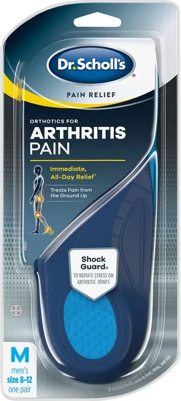 Dr. Scholl‘s For Arthritis Pain Medium Men‘s Orthotics 1 ea