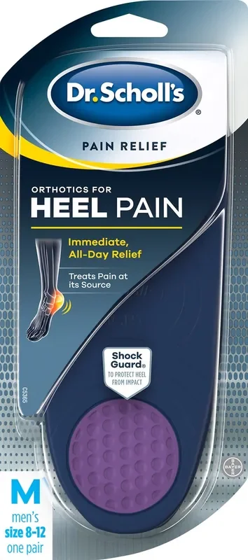 Dr. Scholl‘s Heel Pain Men‘s Size 8-12 Orthitics 1 ea