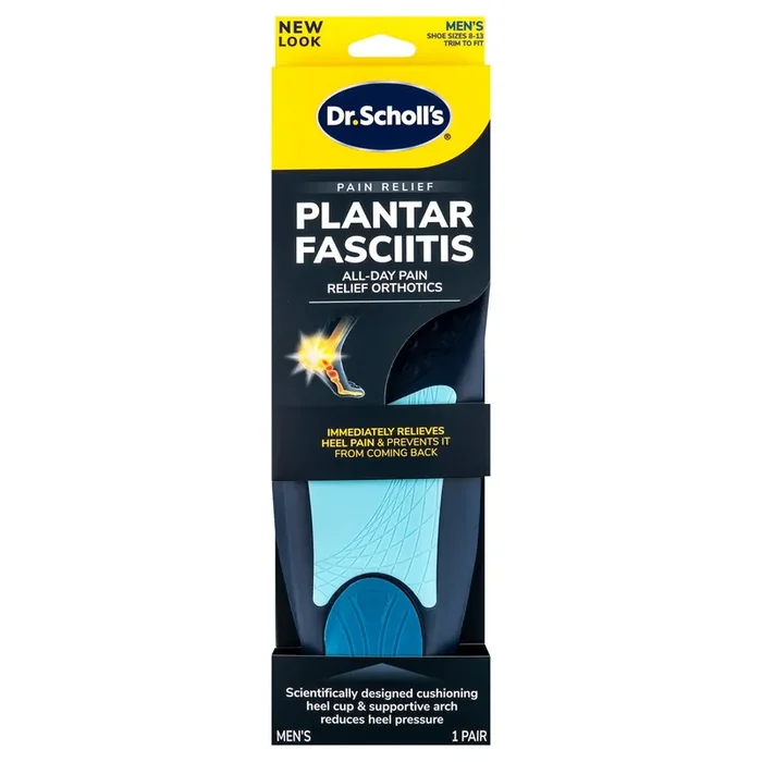 Dr.Scholl‘‘s Plantar Fasciitis Pain Relief Orthotics Scientifically Designed to Relieve Pain of Plantar Fasciitis, Cut to Fit Inserts Men‘s Size 6-10, 1 Pair