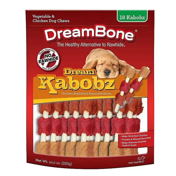 DreamBone Dream Kabobz With Real Chicken Dog Treats