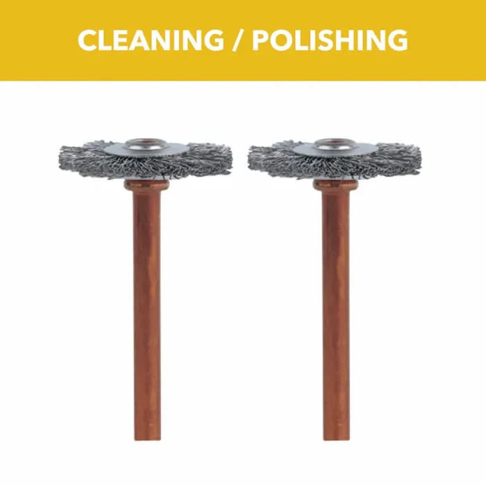 Dremel 2 -Piece Brass 3/4-in Cleaning/Polishing Bit Accessory