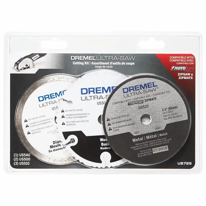 Dremel 4-in High-performance Aluminum Oxide Circular Saw Blade Set (6-Pack)