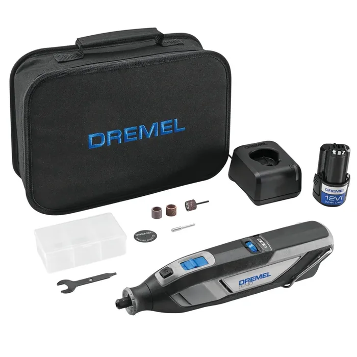 Dremel 8240 Variable speed 12-volt 2 -Amp Multipurpose Cordless Rotary Tool Kit (Battery Included) (Charger Included)