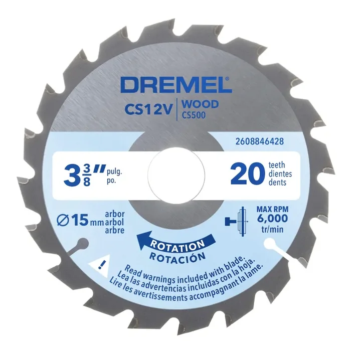 Dremel Blueprint 3-3/8-in 20 -Tooth Carbide Circular saw blade Individual