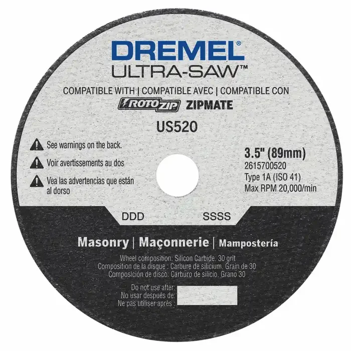 Dremel Ultra-Saw US520 3-3/8-in Carbide Circular saw blade Individual