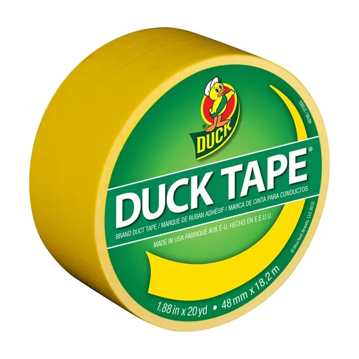 Duck 1.88″ x 20yd Duct Industrial Tape Yellow
