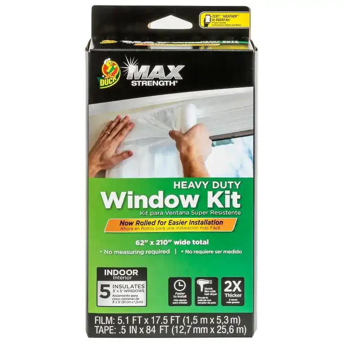 Duck 62″ x 210″ 5pk Max Strength Indoor Window Films