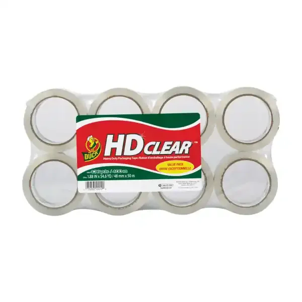 Duck Brand HD Clear Heavy-Duty Packaging Tape