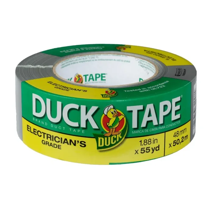 Duck Electrician‘s Silver Duct Tape 1.88-in x 55 Yard(s)