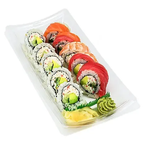 Duo Combo Rainbow & Ca Salad Roll – 9.12 Oz