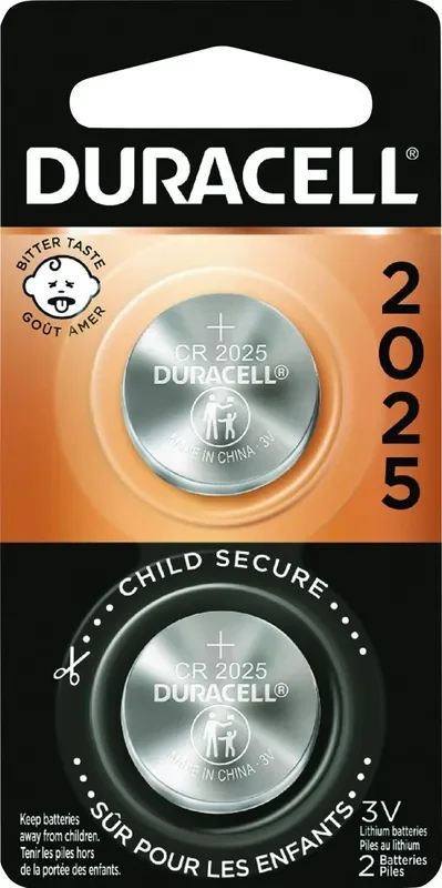 Duracell 2025 3V Lithium Coin Battery