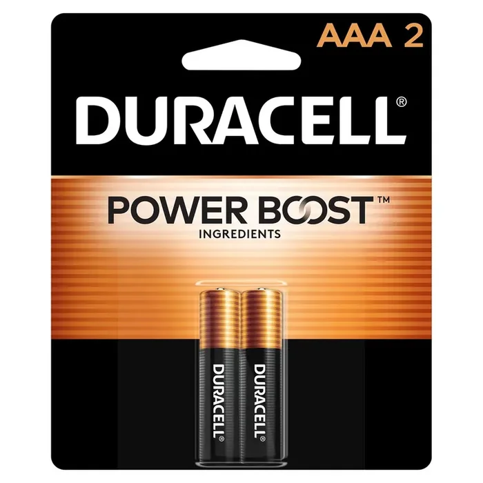 Duracell Coppertop AAA Alkaline Batteries, 2/Pack