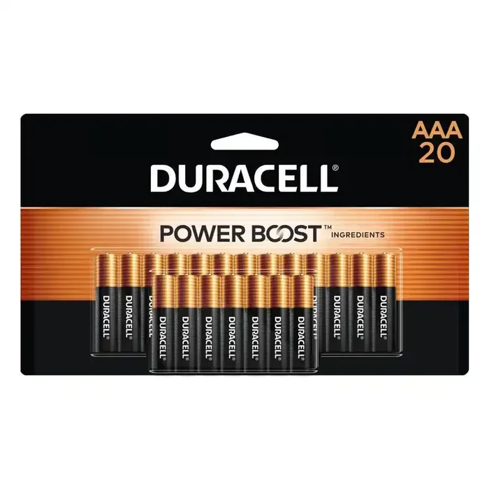 Duracell Coppertop AAA Batteries – 20pk Alkaline Battery