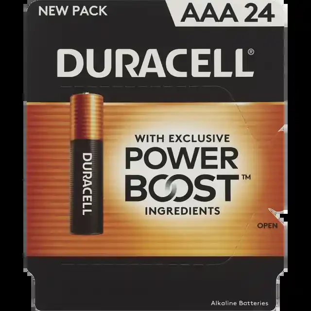Duracell Coppertop Power Boost Aaa Alkaline Batteries, 24 Ct