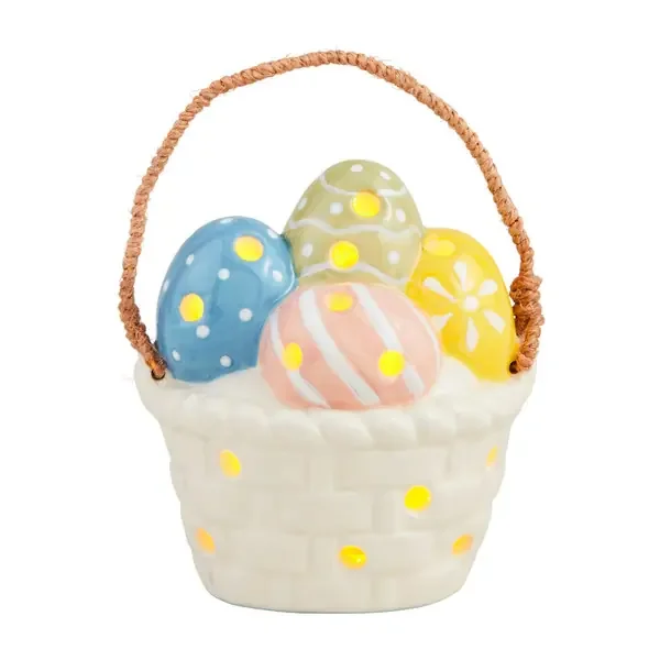 EASTER BASKET LIGHT-UP SITTER