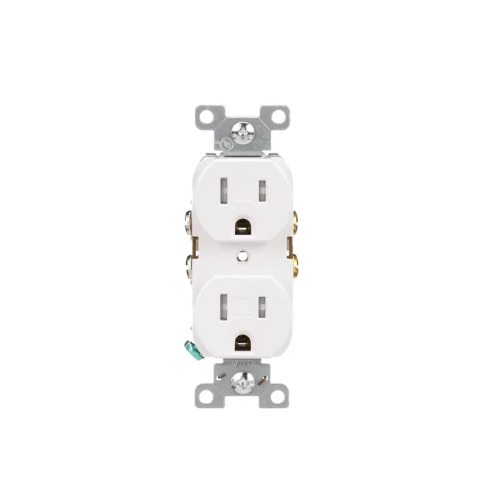 Eaton Arrow Hart 15 -Amp 125-volt Tamper Resistant Residential/Commercial Duplex Outlet , White