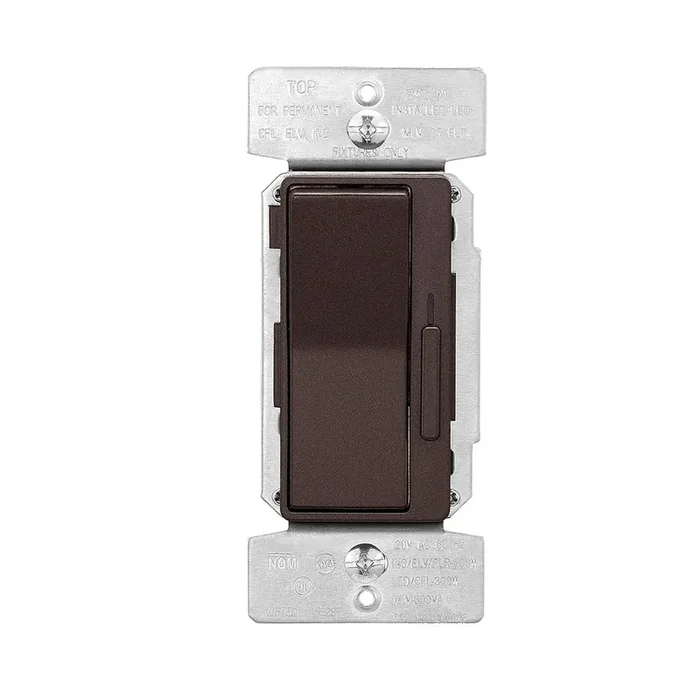 Eaton Universal Single-pole/3-way LED Decorator Light dimmer Oil Rubbed Bronze