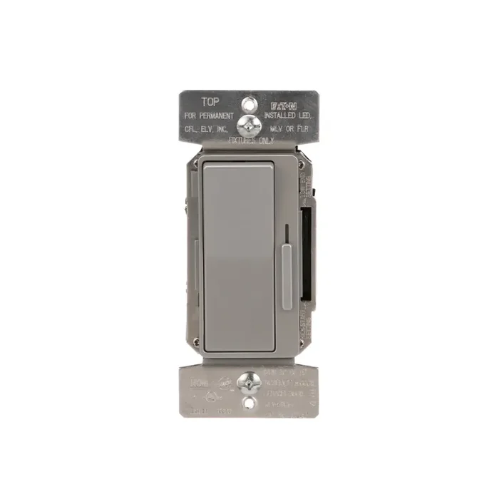 Eaton Universal Single-pole/3-way LED Decorator Light dimmer Silver Granite