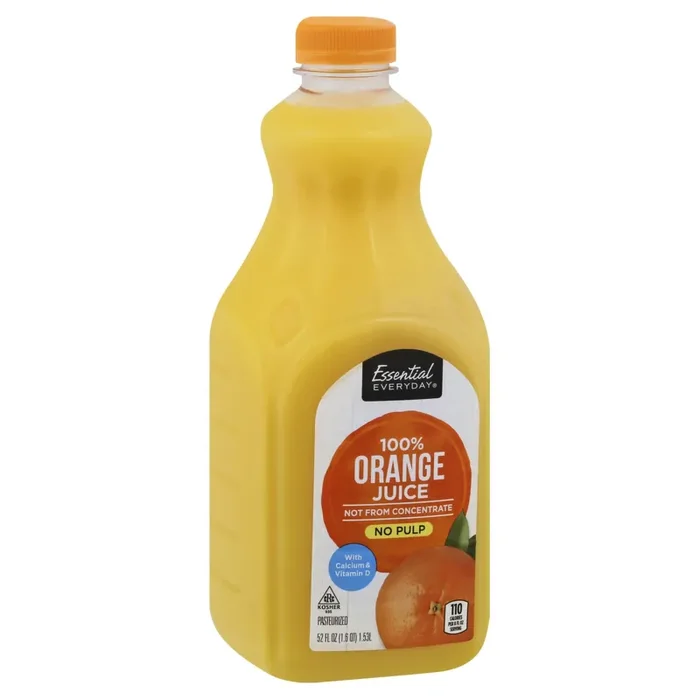Ee 100% Juice Orange No Pulp – 52 oz