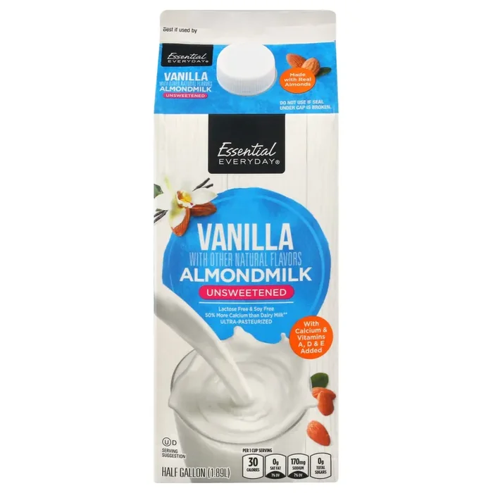 Ee Almond Milk Unsweetened Vanilla – 64 oz