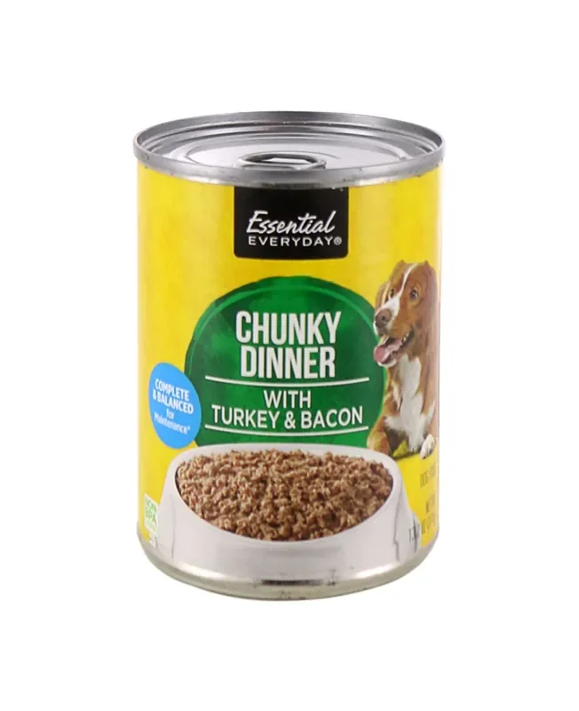 Ee Dog Food Chunk Turkey/Bacon