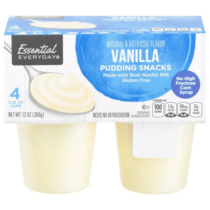 Ee Pudding Snack Vanilla 4Pk