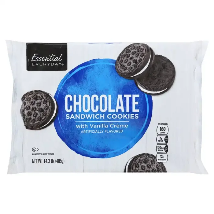 Ee Sandwch Cookie Choc W/Van Creme – 14.3 oz