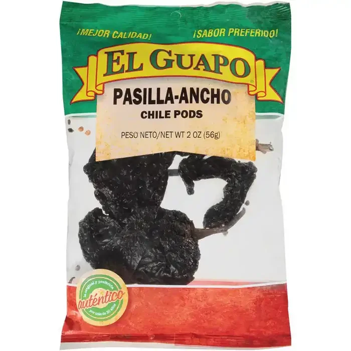 El Guapo Whole Pasilla Chile – 2oz