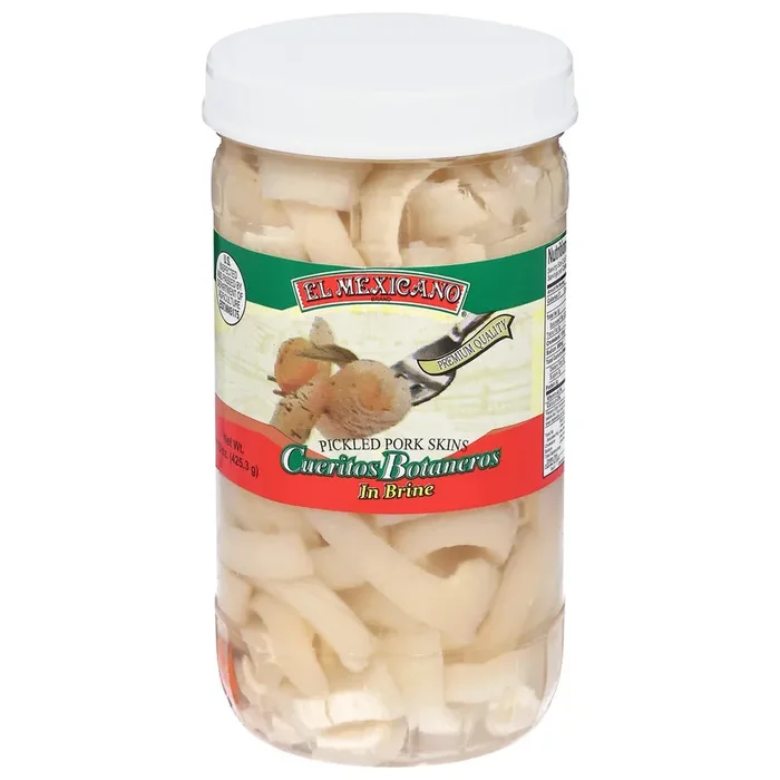 El Mexicano Pickled Pork Skins 15 oz