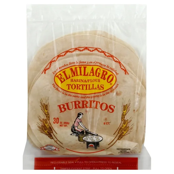 El Milagro Burrito Flour Tortillas
