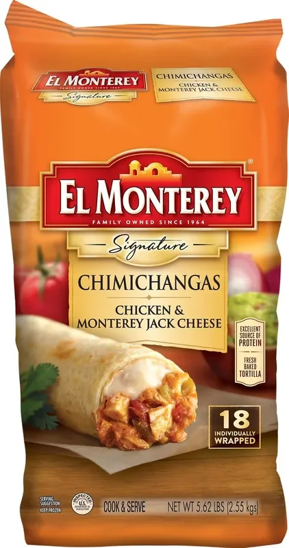 El Monterey Chimichangas, Chicken & Monterey Jack Cheese