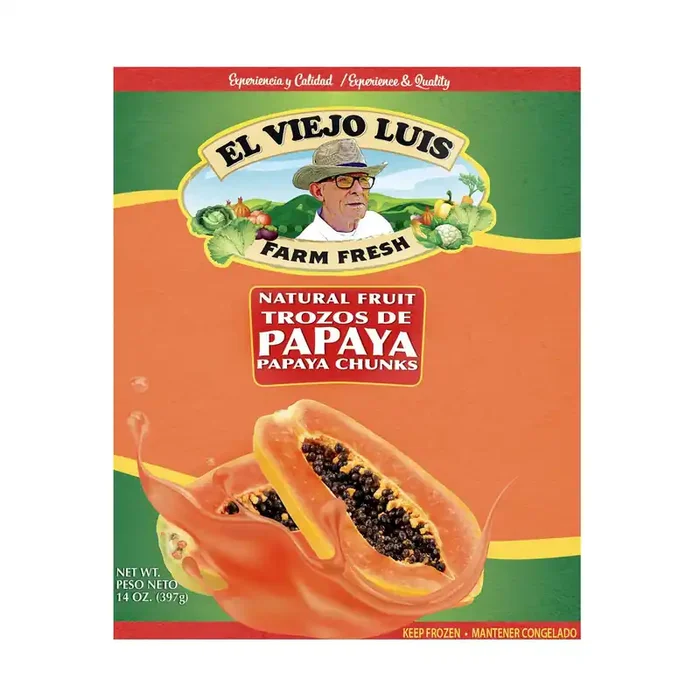 El Viejo Luis Papaya Pulp 14 Ounces