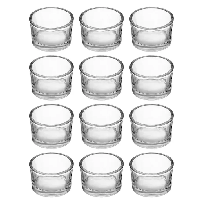 Elements Clear Glass Tealight Holder S12