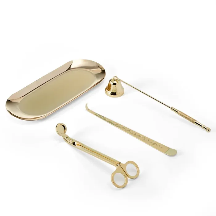 Elements Stainless Steel Candle Tools Gold S4