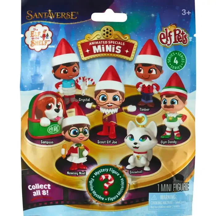 Elf on the Shelf The Elf On The Shelf & Elf Pets Mini Figure, Blind Capsule, 1 Ct