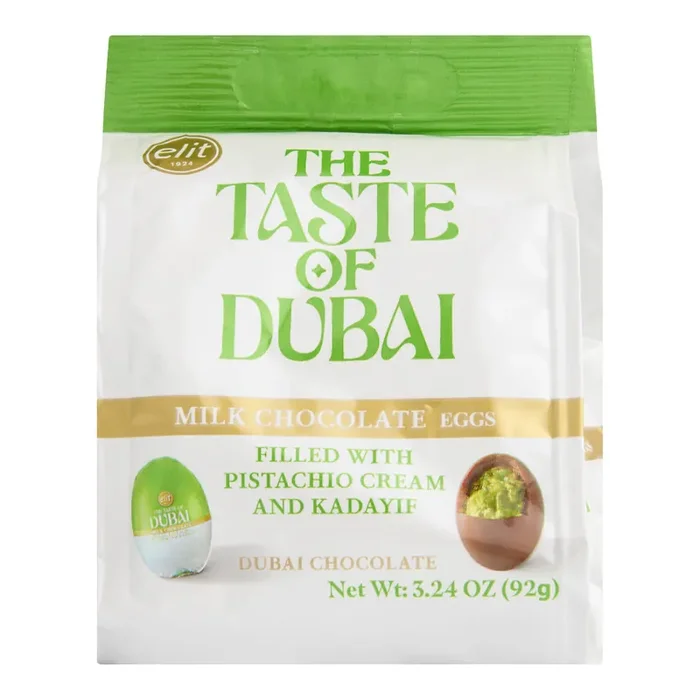 Elit The Taste of Dubai Pistachio Kadayif Chocolate Eggs