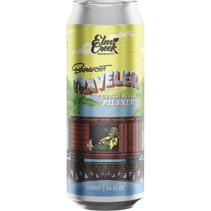 Elm Creek Brewing Co Czech Pilsner Barefoot Traveler