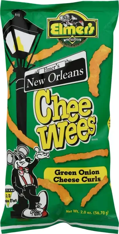 Elmer‘s Chee Wees Green Onion Cheese Curls 2.0 oz