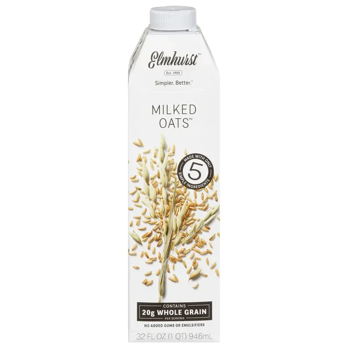 Elmhurst Sweetened Millked Oats Non-dairy Beverage