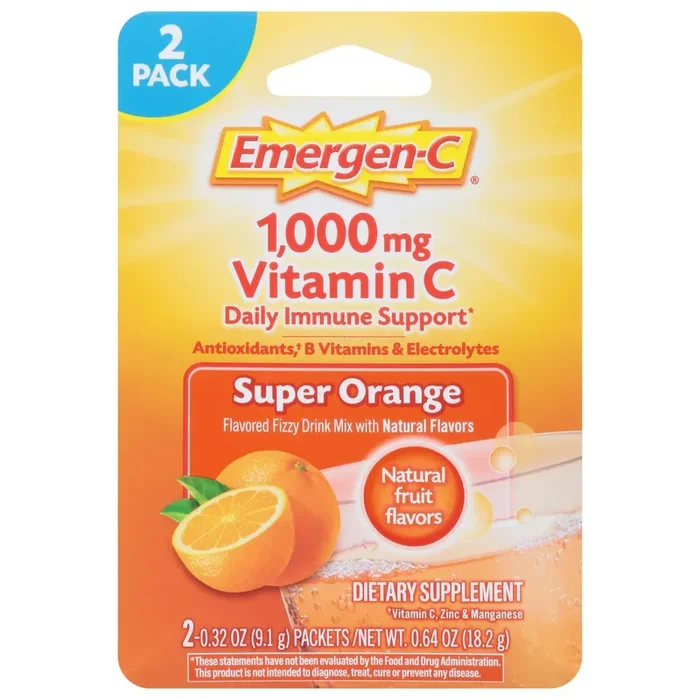 Emergen-C 1000 mg Super Orange Vitamin C 2 – 0.32 Packets