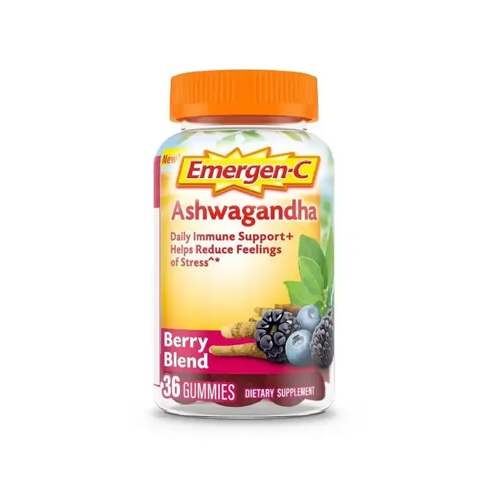 Emergen-C Ashwagandha Immune and Stress Gummies – 36ct