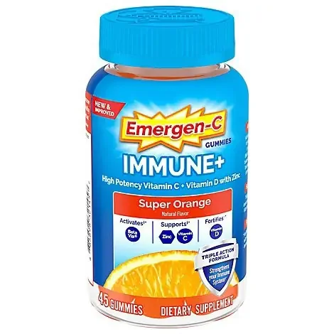 Emergen-C Gummies Immune Plus Vitamin D – 45 Count