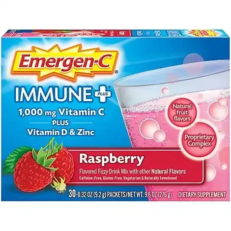 Emergen-C Immune Plus Raspberry – 30 Count