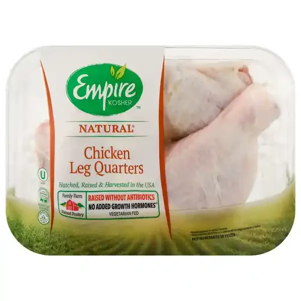 Empire Kosher Natural Chicken Leg Quarters Fresh