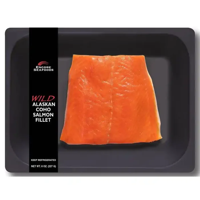 Encore Seafoods Encore Foods Wild Alaskan Coho Salmon Fillet – 8oz