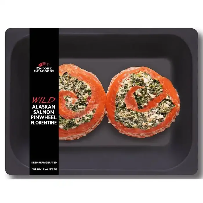 Encore Seafoods Wild Alaskan Salmon Pinwheel With Florette Stuffing – 12oz