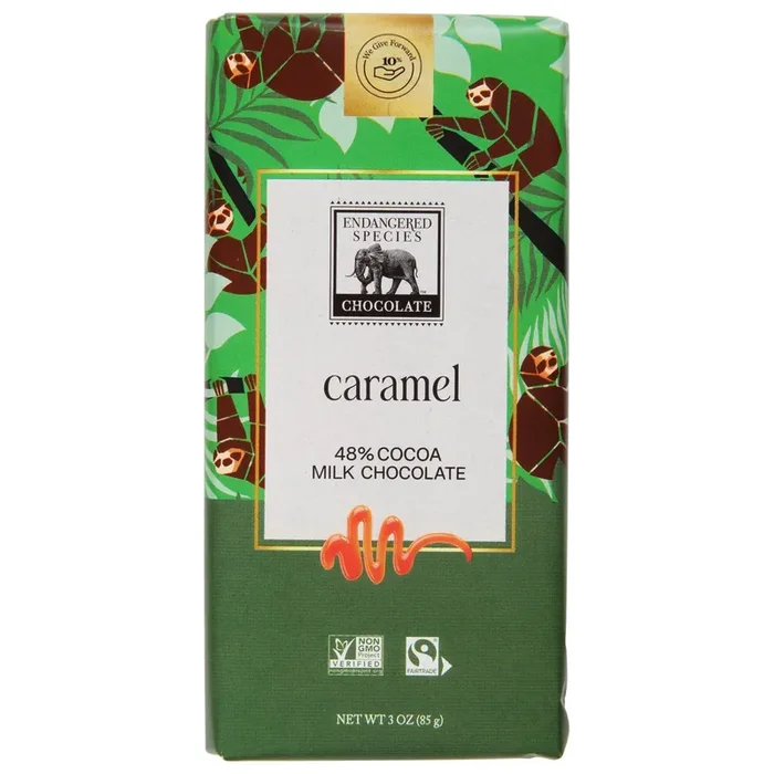 Endangered Species Milk Chocolate Caramel Bar