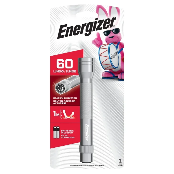 Energizer 2AA Metal LED Flashlight