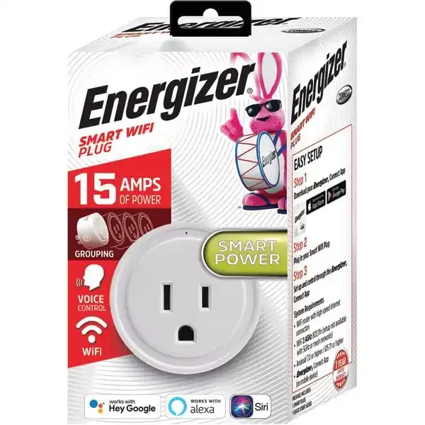 Energizer Connect Smart Plug, White