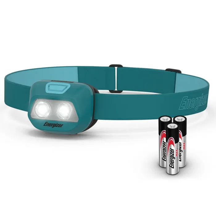 Energizer HDL10 LED Headlamp, 250 Lumen, IPX4 Water Resistant, Adjustable Headlamp With Shatterproof Lens, Great Hands-Free Light, Batteries Included